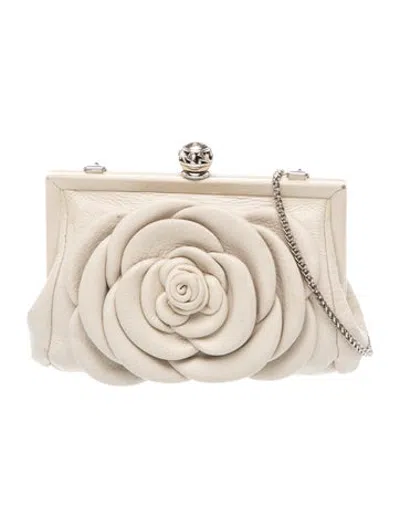 Pre-owned Brighton Leather Clutch In Neutrals