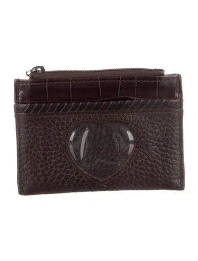 Pre-owned Brighton Leather Coin Pouch In Brown