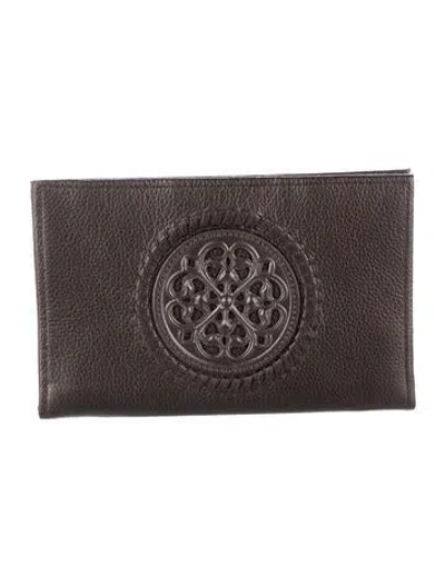 Pre-owned Brighton Leather Continental Wallet In Brown