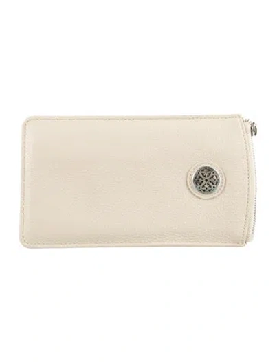 Pre-owned Brighton Leather Continental Wallet In Neutral