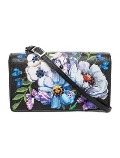 Pre-owned Brighton Leather Crossbody Bag In Blue