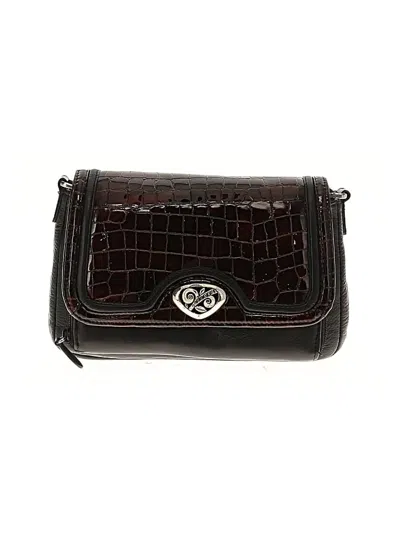 Pre-owned Brighton Leather Crossbody Bag In Brown