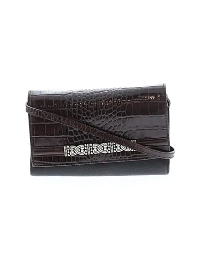 Pre-owned Brighton Leather Crossbody Bag In Brown