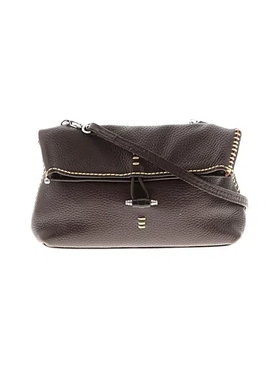 Pre-owned Brighton Leather Crossbody Bag In Brown