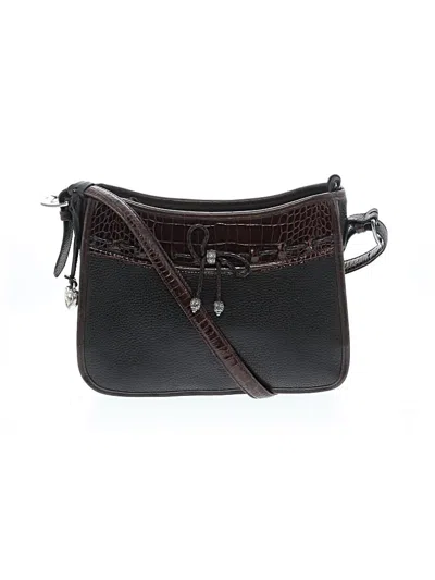 Pre-owned Brighton Leather Crossbody Bag In Brown