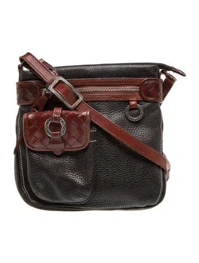Pre-owned Brighton Leather Crossbody Bag In Brown