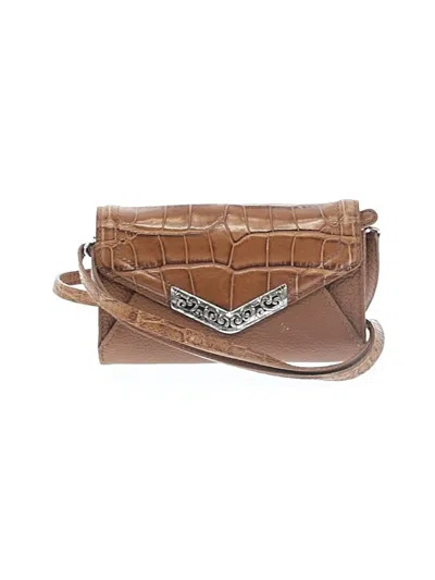 Pre-owned Brighton Leather Crossbody Bag In Brown