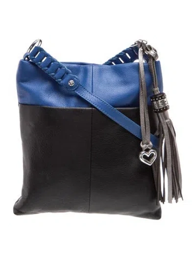 Pre-owned Brighton Leather Crossbody Bag In Multi