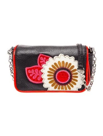Pre-owned Brighton Leather Crossbody Bag In Multicolor