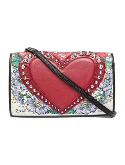 Pre-owned Brighton Leather Crossbody Bag In Multicolor