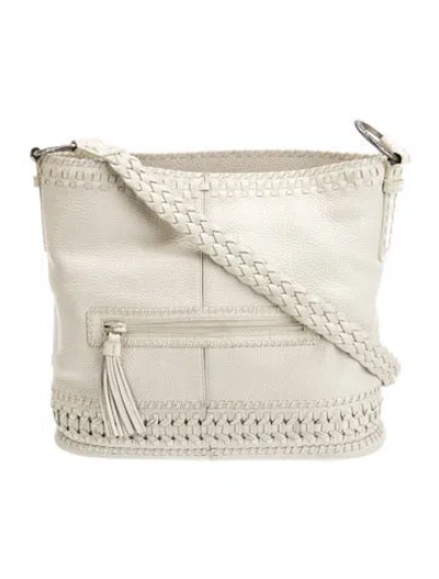 Pre-owned Brighton Leather Crossbody Bag In Neutral