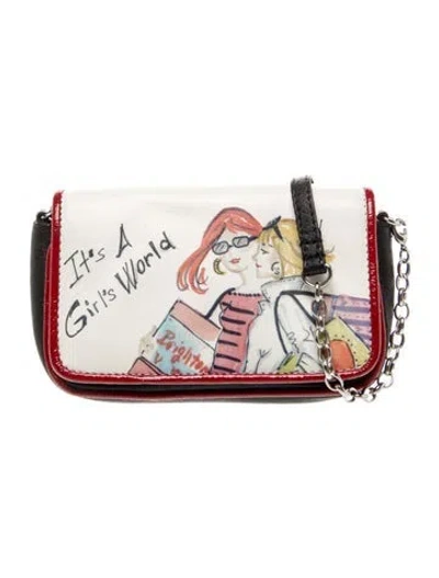 Pre-owned Brighton Leather Crossbody Bag In Neutrals