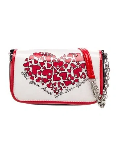 Pre-owned Brighton Leather Crossbody Bag In Pink