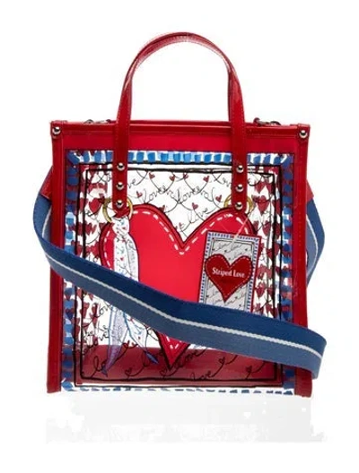 Pre-owned Brighton Leather Crossbody Bag In Red