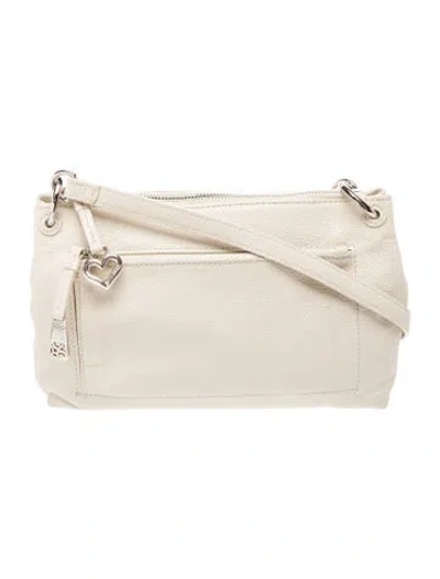 Pre-owned Brighton Leather Evening Bag In Neutral