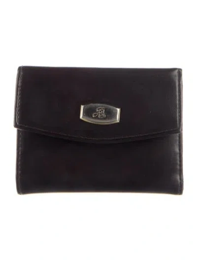 Pre-owned Brighton Leather French Purse In Brown