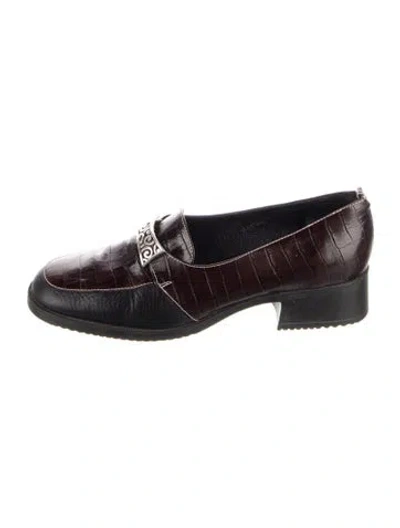 Pre-owned Brighton Leather Loafers In Multi