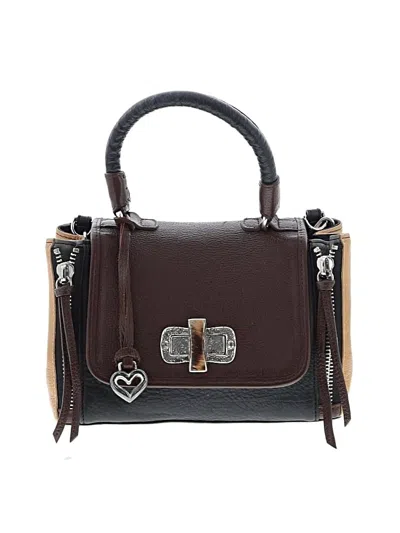 Pre-owned Brighton Leather Satchel In Brown