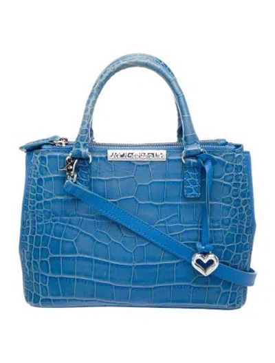 Pre-owned Brighton Leather Shoulder Bag In Blue