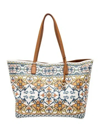 Pre-owned Brighton Leather Shoulder Bag In Blue/neutrals
