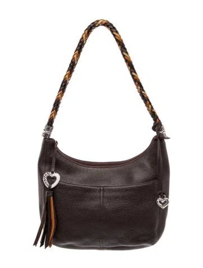 Pre-owned Brighton Leather Shoulder Bag In Brown