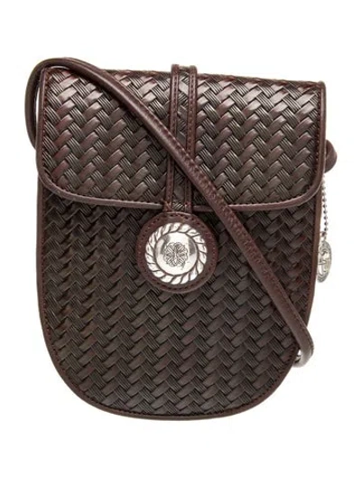 Pre-owned Brighton Leather Shoulder Bag In Brown