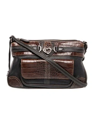 Pre-owned Brighton Leather Shoulder Bag In Brown