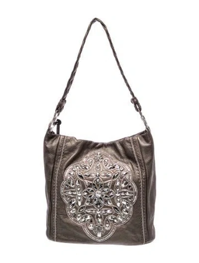 Pre-owned Brighton Leather Shoulder Bag In Brown