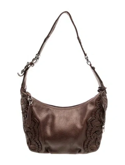 Pre-owned Brighton Leather Shoulder Bag In Brown