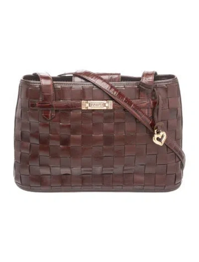 Pre-owned Brighton Leather Shoulder Bag In Brown