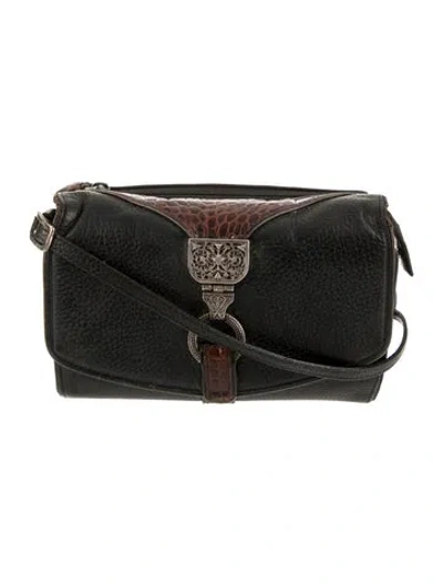 Pre-owned Brighton Leather Shoulder Bag In Multi
