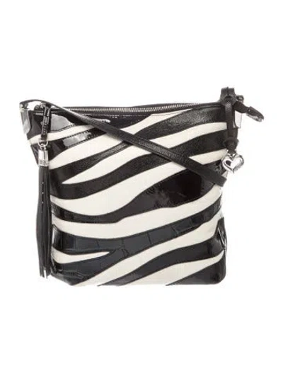 Pre-owned Brighton Leather Shoulder Bag In Multi