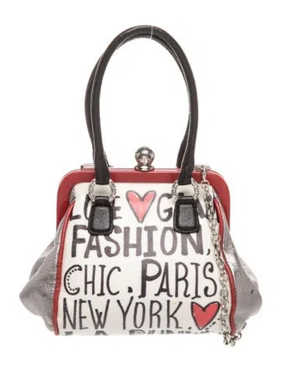 Pre-owned Brighton Leather Shoulder Bag In Multi