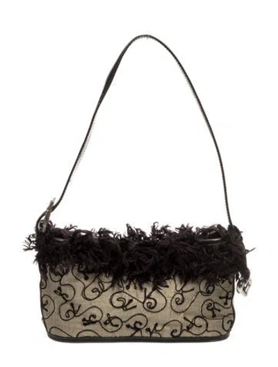 Pre-owned Brighton Leather Shoulder Bag In Multicolor