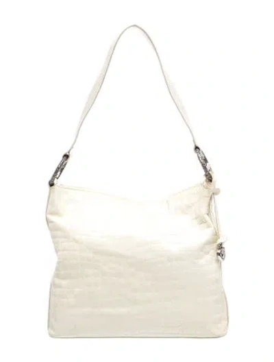 Pre-owned Brighton Leather Shoulder Bag In Neutral