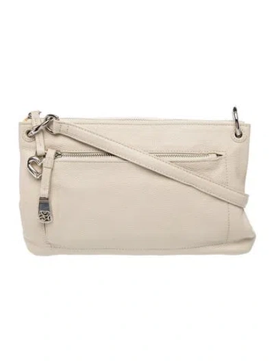 Pre-owned Brighton Leather Shoulder Bag In Neutrals