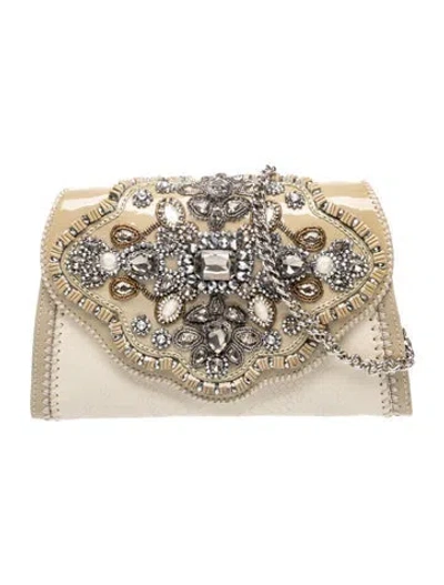 Pre-owned Brighton Leather Shoulder Bag In Neutrals