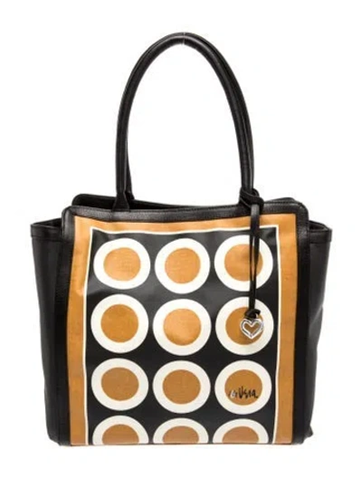 Pre-owned Brighton Leather Top Handle Bag In Multi