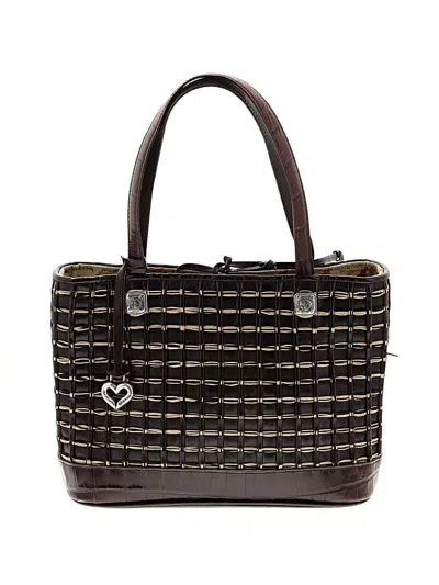 Pre-owned Brighton Leather Tote Bag In Brown
