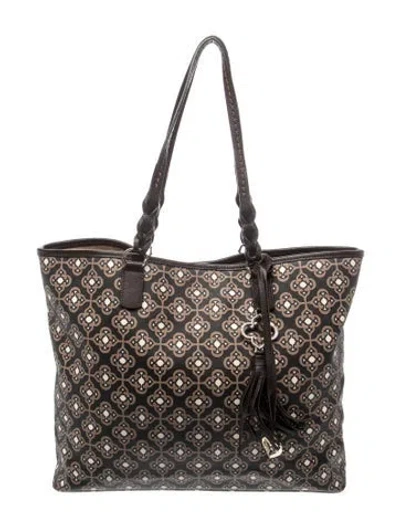 Pre-owned Brighton Leather Tote In Brown
