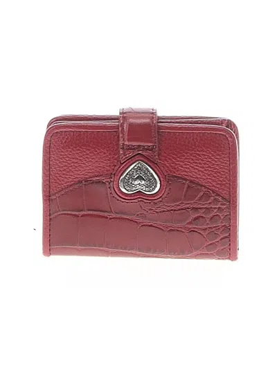 Pre-owned Brighton Leather Wallet In Burgundy