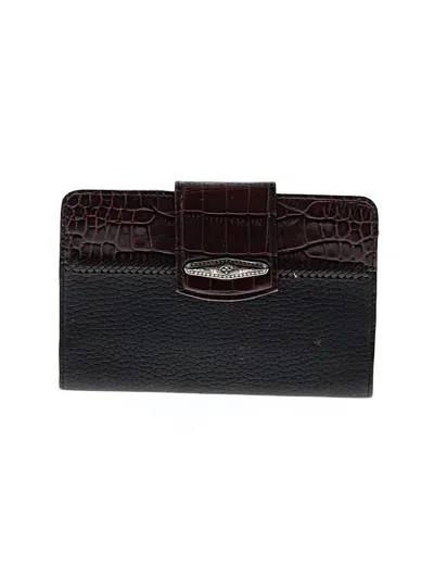 Pre-owned Brighton Leather Wallet In Burgundy