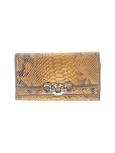 Pre-owned Brighton Leather Wallet In Gold