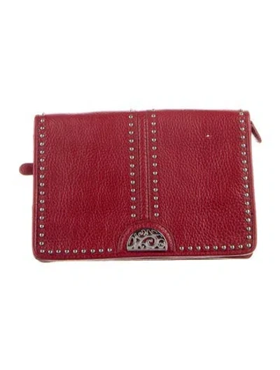 Pre-owned Brighton Leather Wallet In Red