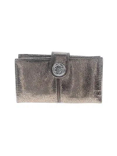 Pre-owned Brighton Leather Wallet In Silver