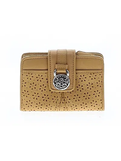 Pre-owned Brighton Leather Wallet In Yellow