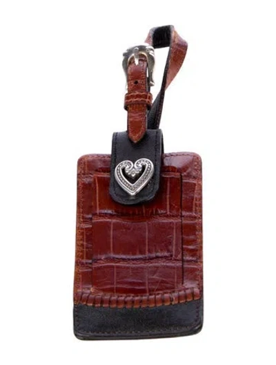 Pre-owned Brighton Luggage Tag In Brown