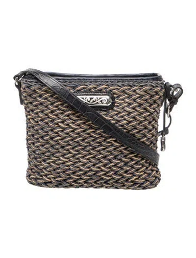 Pre-owned Brighton Messenger Bag In Blue