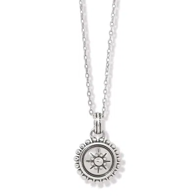 Brighton Mosaic Mojave Mini Pendant Necklace In Silver