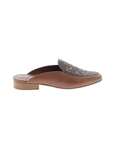 Pre-owned Brighton Mule/clog In Brown